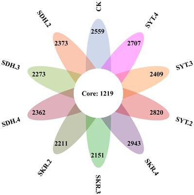 Effects of peach branch organic fertilizer on the soil microbial community in peach orachards